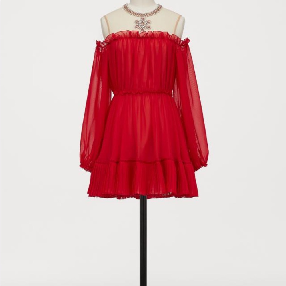 Giambattista Valli H&M red dress Sz. 10